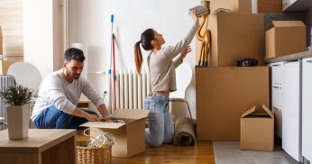 Over a third of people who moved upsized their homes